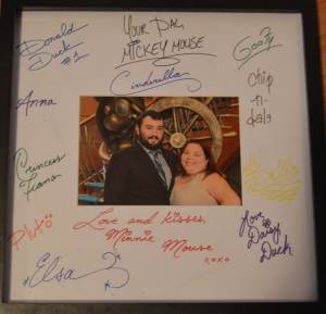 Our autographed picture frame